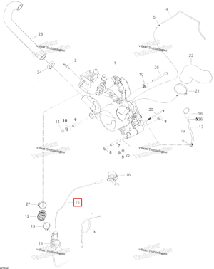 Трос газа Can-Am 707000318