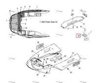 Пластина BACKER Polaris Widetrak LX (2006) (5211722)