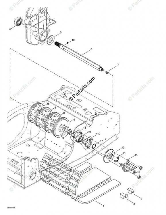 504151836 Фланец (вставка привода спидометра)