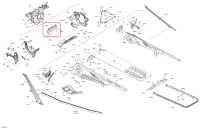 518333937 Пластина модуля рамы для снегоходов Lynx BRUTAL 518333937