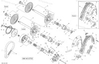 417127387 Щека вариатора Ski-Doo 417127174 417127253 417127268 417127293 417127332 