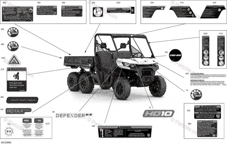704907878 Наклейка на капот HD10