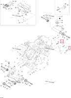Гнездо головка винт M8 × 45 Ski-Doo Expedition TUV V800 4-TEC (2009) (M40286)