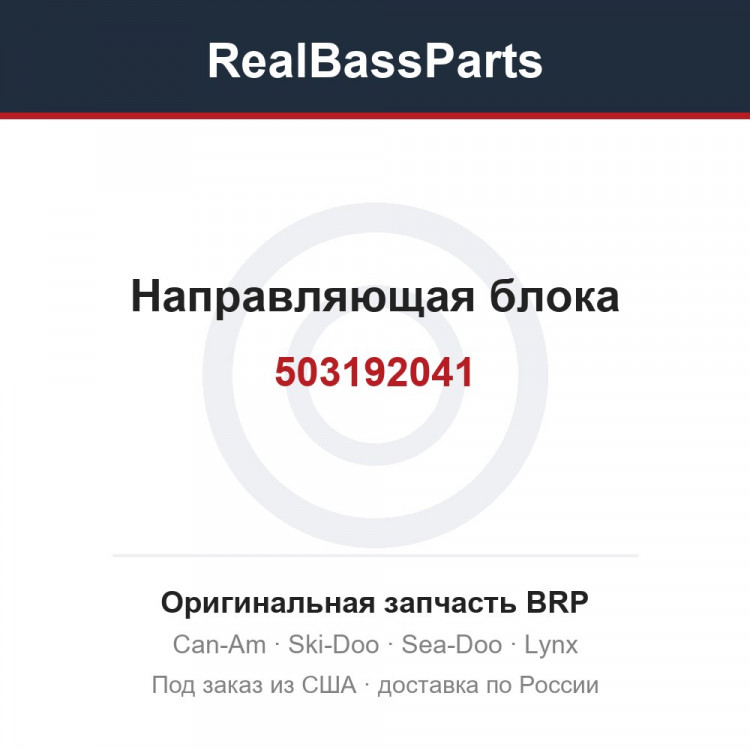 503192041 Направляющая блока