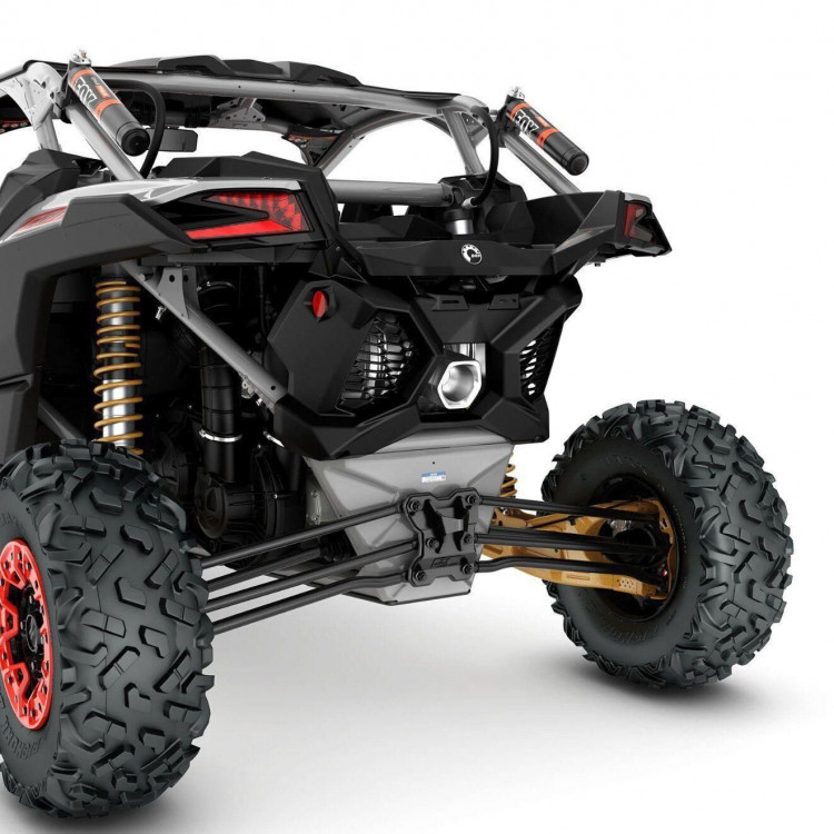 715005233 S3 грязевая задняя натяжная пластина красная can-am maverick X3