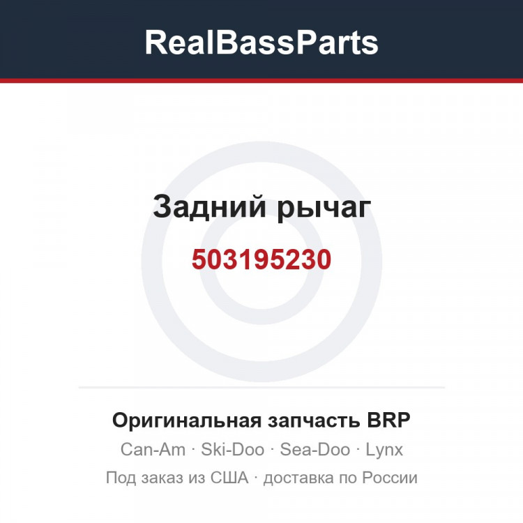 503195230 Задний рычаг