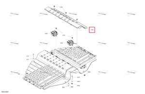 Floor панель в сборе Can-Am 707901140