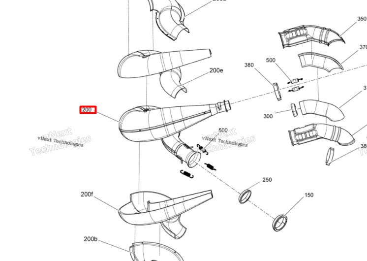 514056405 514056323 514056278 514056224 Глушитель центральный G4 G5 Ski-Doo 514055998 514055192 514055598 514055881 514055903 