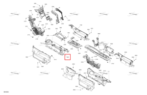 Центральный консоль опора Can-Am 707901040