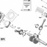 811956 Комплект прокладок полный для квадроциклов Can-Am 800R EFI OUTLANDER 2006-2012" 420684130/420684138/420684160/420684137