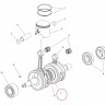 7710528 Кольцо стопорное подшипника коленвала для снегоходов Polaris 600/700/800 7710782