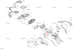 Передний консоль Ski-Doo 517307912