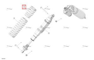 Liquid Titan компрессионный пружина Can-Am 706206487