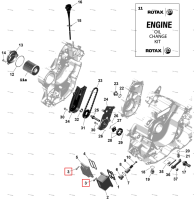 Крышка пластина Can-Am Outlander 4x4 STD 500 (2025) (420610581)