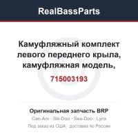 715003193 Камуфляжный комплект левого переднего крыла, камуфляжная модель, международный