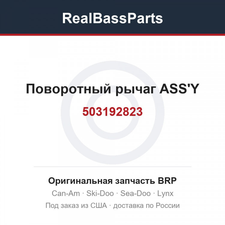 503192823 Поворотный рычаг ASS'Y