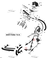 Y фитинг Ski-Doo Summit X 800R Power T.E.K. (2009) (420460635)
