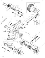 705500180 Ось трубы правая