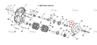Ключ 1/4 × 3/16 × 2.25 Polaris Widetrak LX (2006) (7721132)