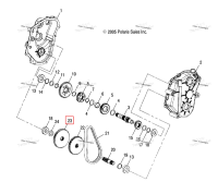 Шестерня 47 T Polaris Widetrak LX (2006) (3233518)