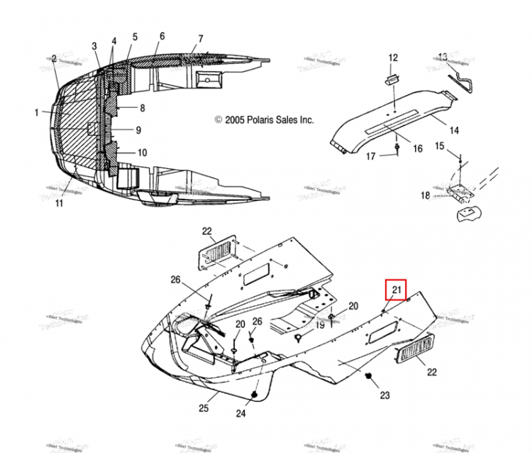 PALNUT 10 Polaris Widetrak LX (2006) (7670009)