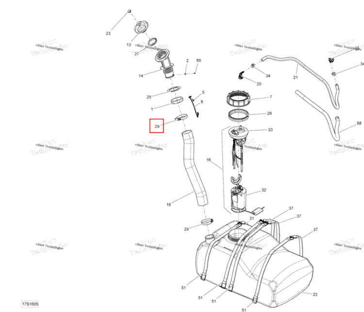 × кольцо Sea-Doo RXP (2016) (293300139)