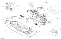 Elastic гайка M10 корпус Sea-Doo RXT (2016) (271001732)