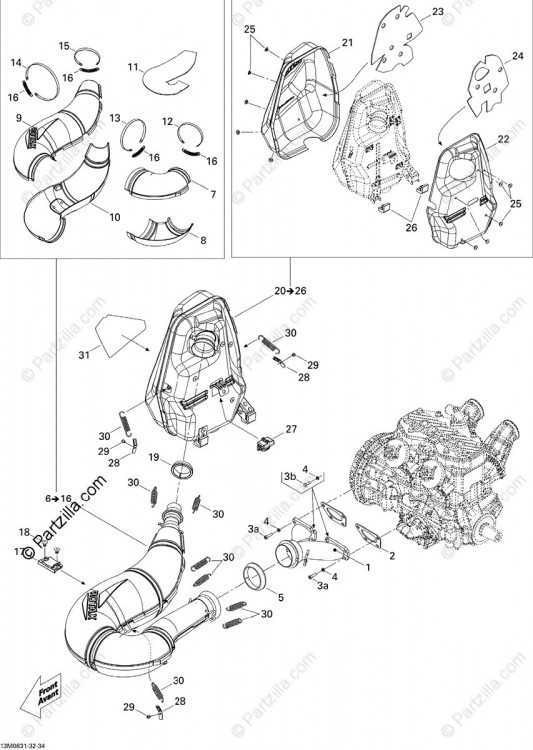 514054391 ATTACHE RESSORT*SPRING BRACKET  Кронштейн пружины