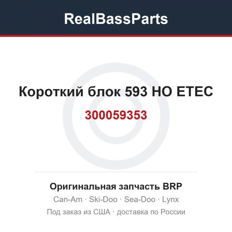 300059353 Короткий блок 593 HO ETEC