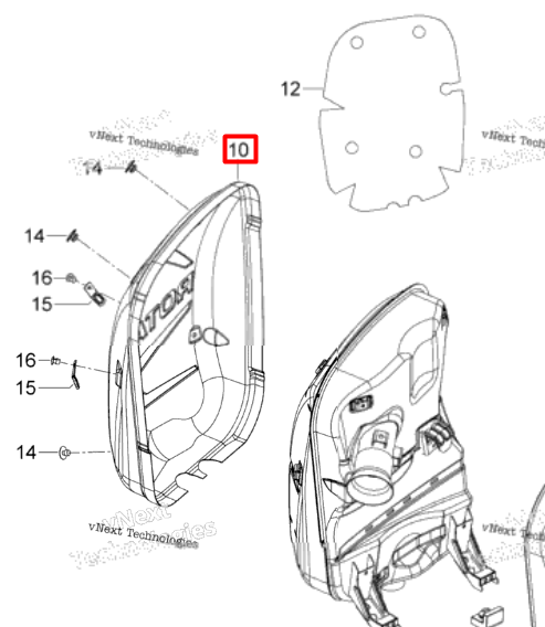 514054474 Защита глушителя Ski-Doo (Снято с производства)