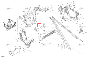 Передний поперечный Member Ski-Doo 518334240