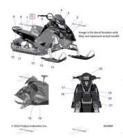 7202959 Наклейка бак POLARIS левый