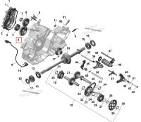 Промежуточный шестерня 52 зубьев Can-Am Outlander 4x4 STD 500 (2025) (420435965)