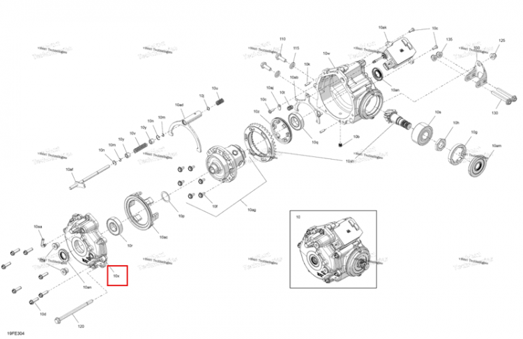 Крышка Can-Am Outlander 4x4 XT 1000R (2025) (715900805)