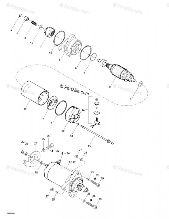 278001298 ENS.BALAI DEMAR*KIT-BRUSH  Комплект щеток стартера