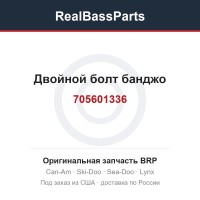 705601336 Двойной болт банджо