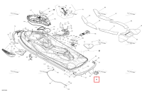 REWIND крышка Sea-Doo GTX (2016) (291002948)