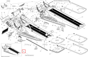 Рама SUMMIT 146 XM чёрный 146 модель Ski-Doo 415129729