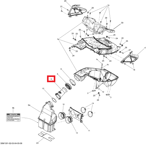 508000662 Патрубок Ski-Doo 