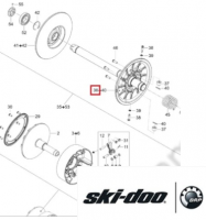 417127408 Щека вариатора Ski-Doo 417127199 417127330 