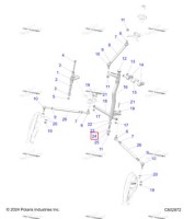7528144 Шпилька проставка M8 X1 25 8.8 ZOD