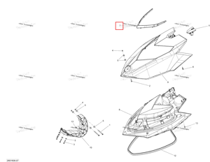 Передний Cosmetic Sea-Doo 269502159