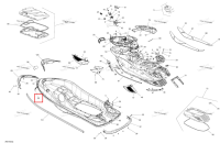 DECK NOSE Sea-Doo RXT (2016) (291002818)