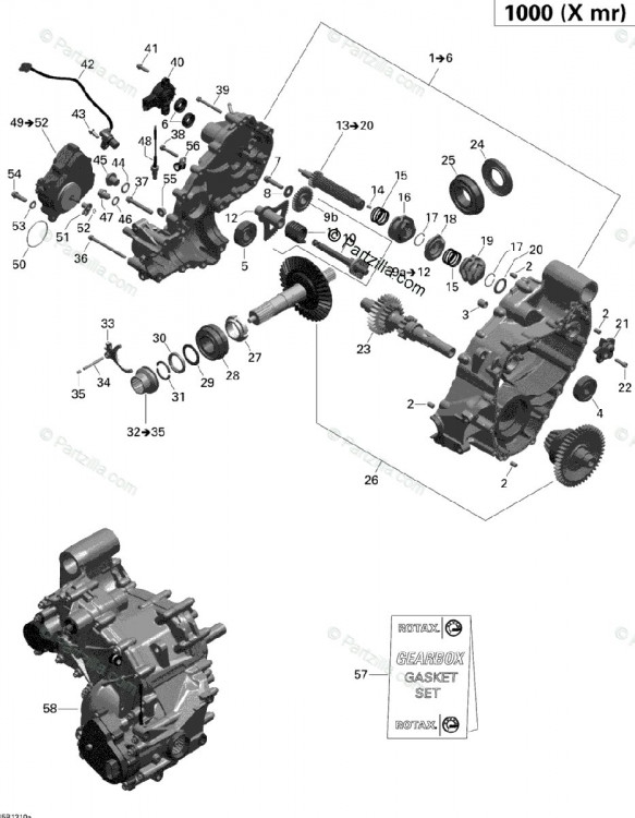 Вал коробки передач BRP Outlander XMR 1000 420620897