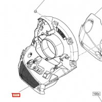417300569 Крышка вариатора 19+ Ski-Doo 417300553 