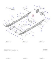 5139172 Поперечный вал обработанный
