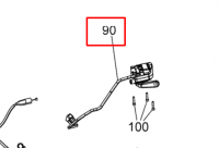 707002272 THROTTLE HANDLE