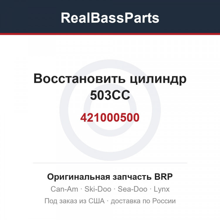 421000500 Восстановить цилиндр 503CC