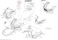 Правый поролон верхний Ski-Doo Summit X 800R Power T.E.K. (2009) (502006829)