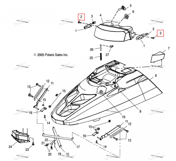 Discontinued Polaris Widetrak LX (2006) (7515107)